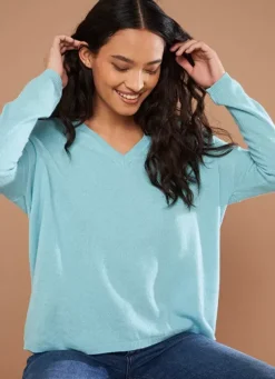 Sud Express Jumpers & Cardigans|Pull Au Volume Oversize Et A Manches Longues Pres Du Corps Calanques Monjoe