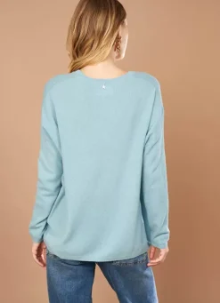 Sud Express Jumpers & Cardigans|Pull Au Volume Oversize Et A Manches Longues Pres Du Corps Orage Monjoe