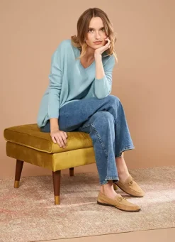 Sud Express Jumpers & Cardigans|Pull Au Volume Oversize Et A Manches Longues Pres Du Corps Orage Monjoe
