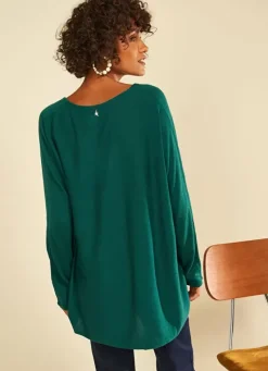 Sud Express Jumpers & Cardigans|Pull Col V Sans Emmanchures Bouteille Maboutou