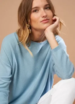 Sud Express Jumpers & Cardigans|Pull Pur Cachemire Orage Monna
