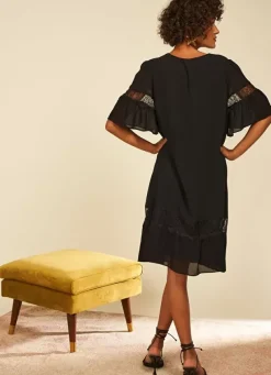Sud Express Dresses & Overall|Robe Details Dentelle Noir Riloubi