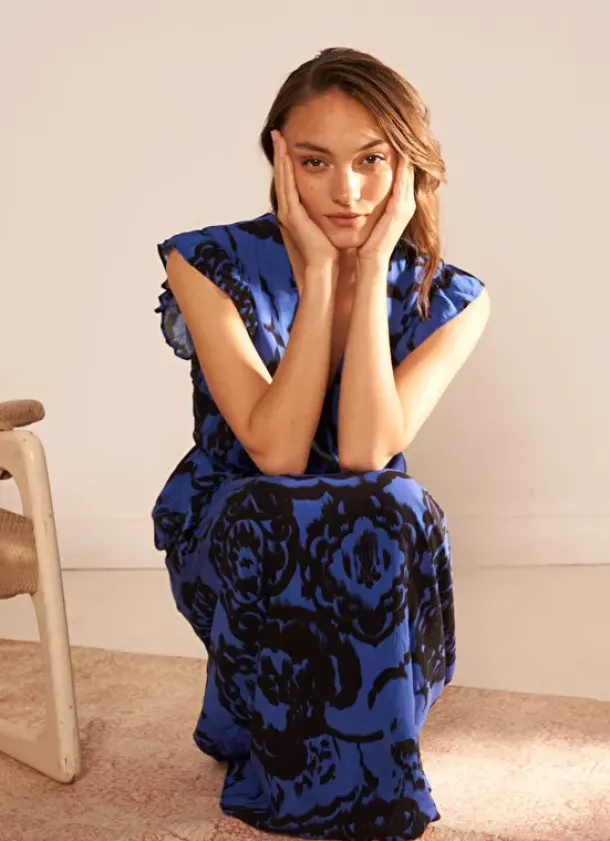 Sud Express Dresses & Overall|Robe Longue Imprimee Neon Ronyxa