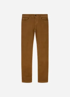 Sud Express Trousers & Jeans|Slim En Velours Cotele Camel Pasha