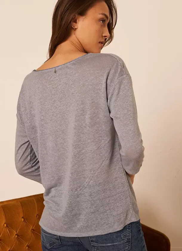 Sud Express T-Shirts|Tee-Shirt Basique Orage Tonia