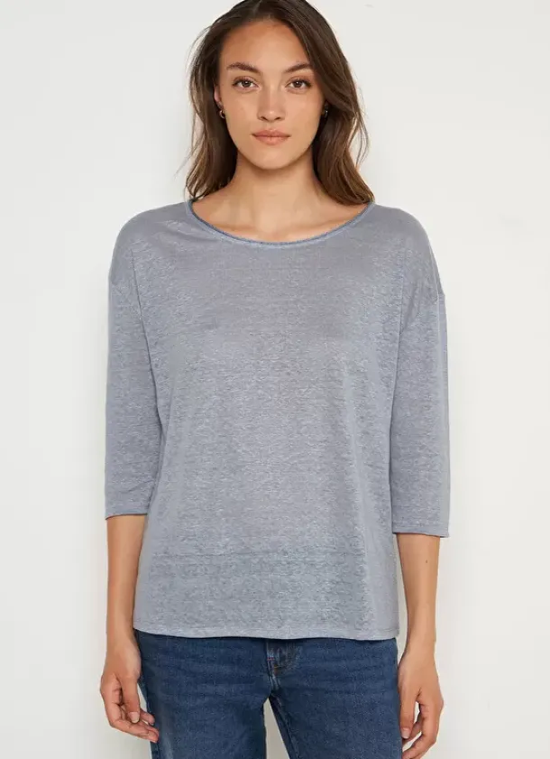 Sud Express T-Shirts|Tee-Shirt Basique Orage Tonia