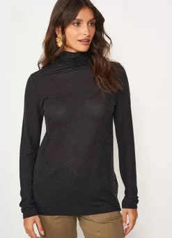 Sud Express T-Shirts|Tee-Shirt Manches Longues Noir Takila