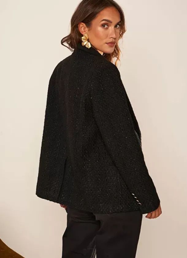 Sud Express Jackets & Coats|Veste De Tailleur Noir Vidory